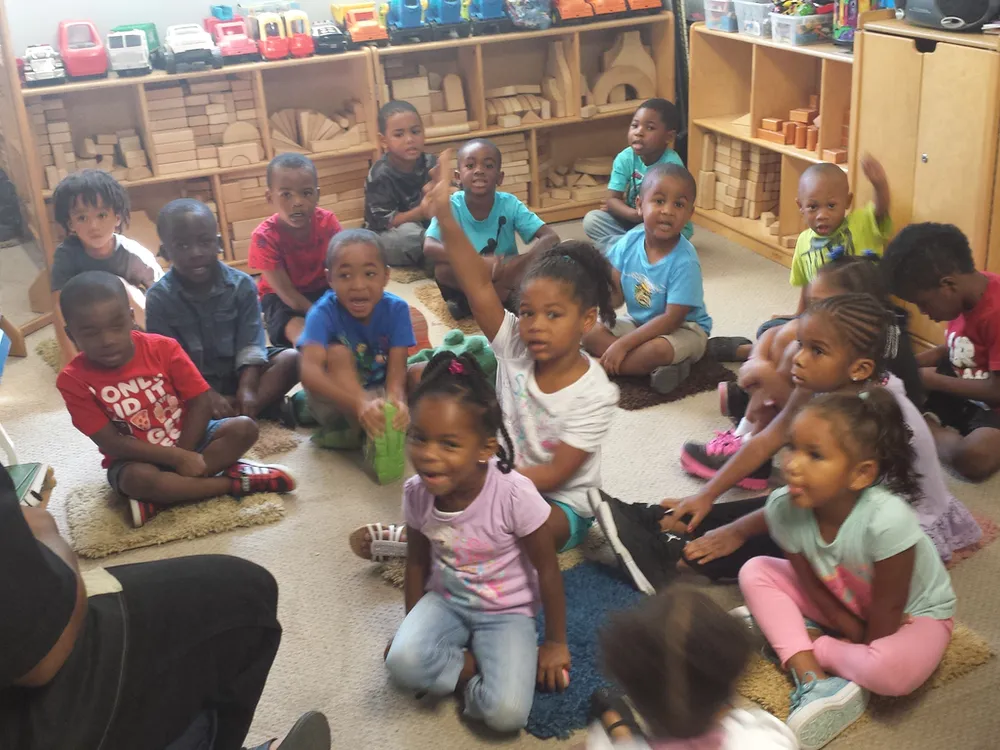 Children in a classroom activity at NECFC Tallahassee